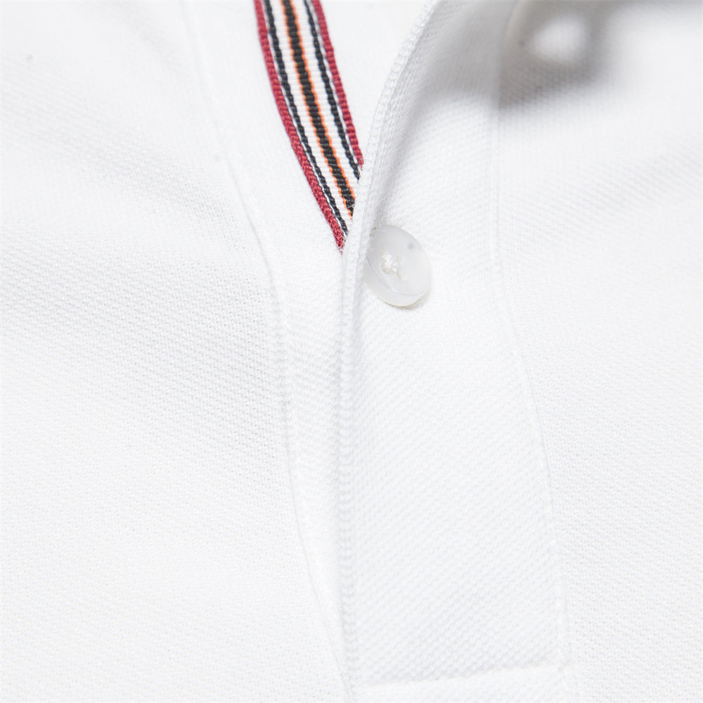 Polo en mélange de coton brodé pour homme-thumbmail-14