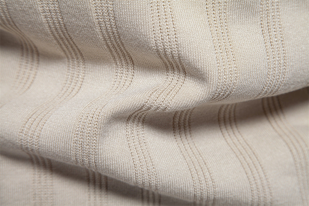 Polo en maille texturée à rayures pour homme-thumbmail-15