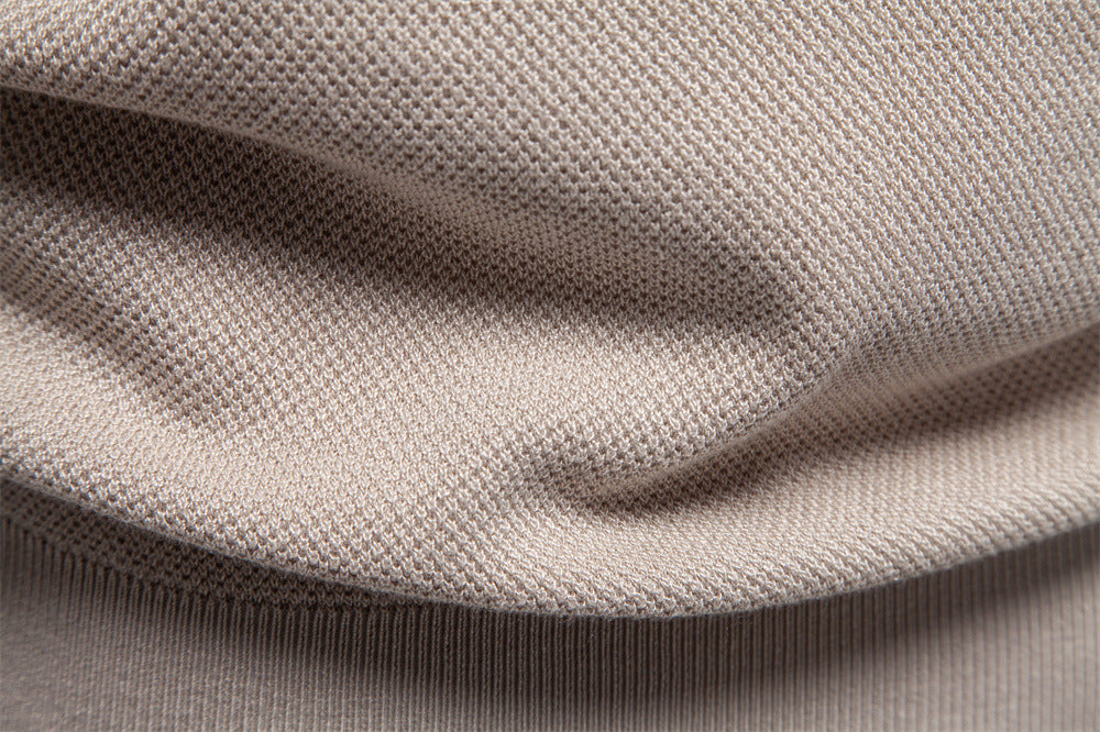 Camiseta de punto texturizado con cuello redondo para hombre-thumbmail-11
