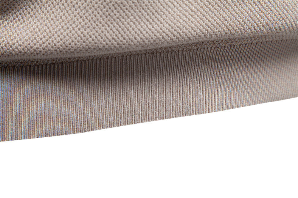 Camiseta de punto texturizado con cuello redondo para hombre-thumbmail-13