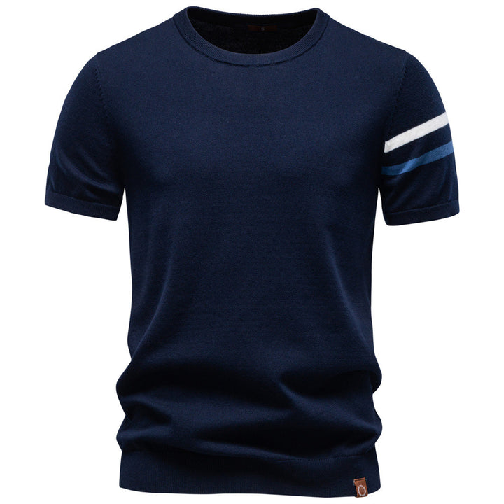Men’s Cotton Crew Neck Knit T-Shirt