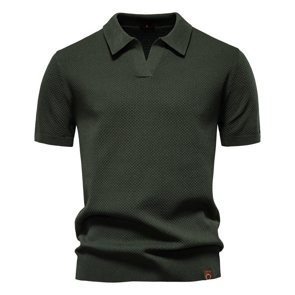 Polo de punto minimalista para hombre-thumbmail-8