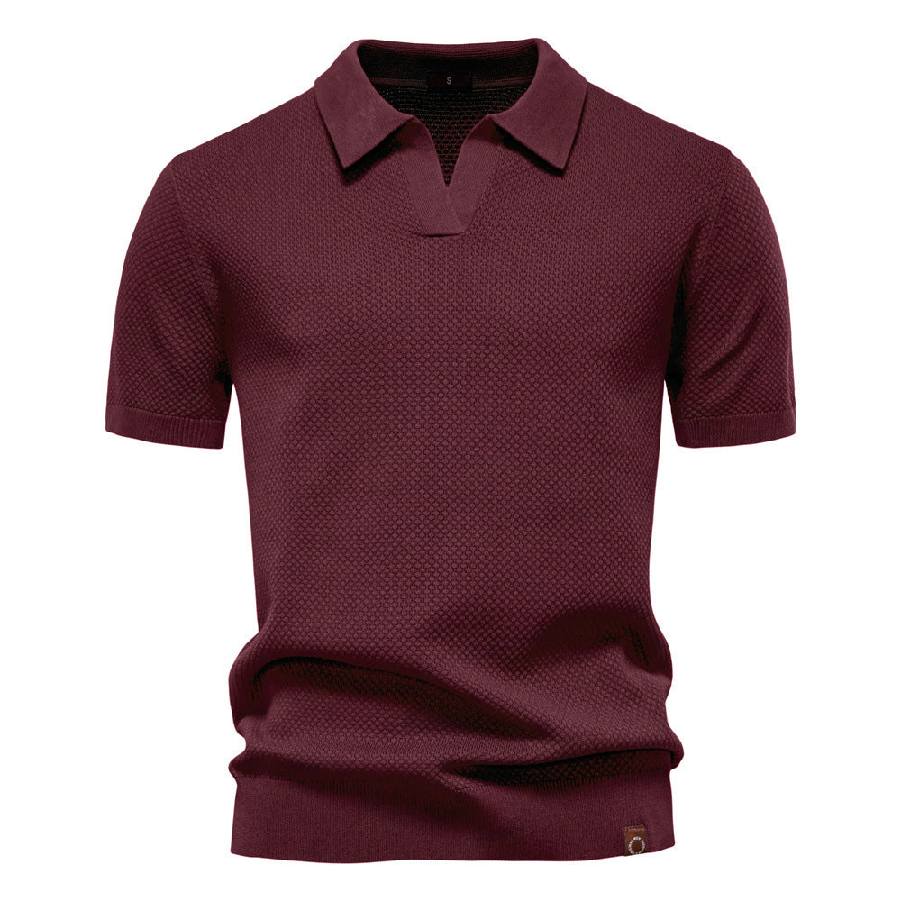 Polo de punto minimalista para hombre-thumbmail-13