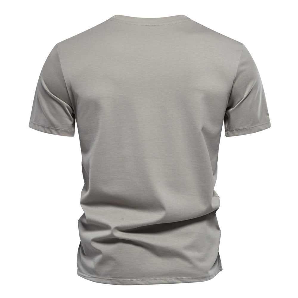 Camiseta de mezcla de algodón con gráfico texturizado para hombre-thumbmail-14