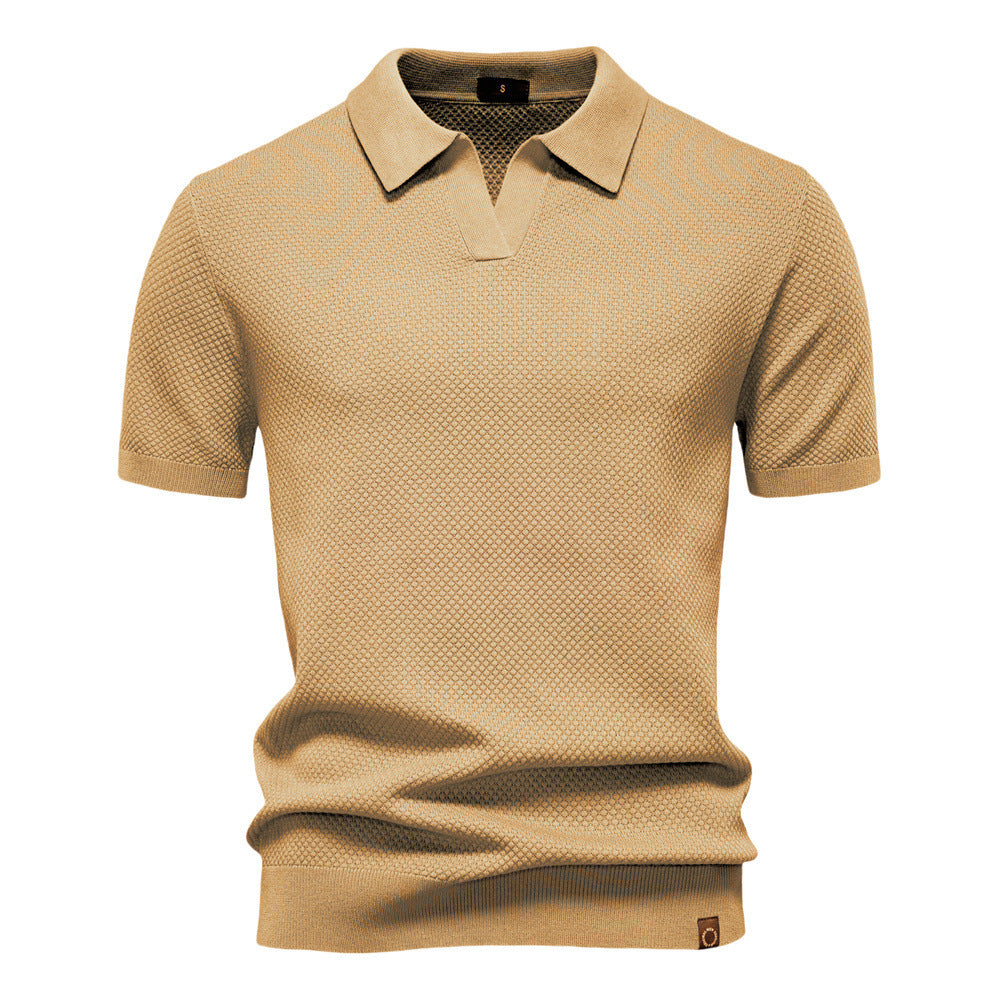 Polo de punto minimalista para hombre-thumbmail-14