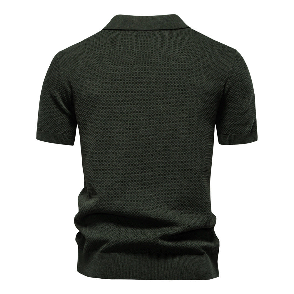 Polo de punto minimalista para hombre-thumbmail-19