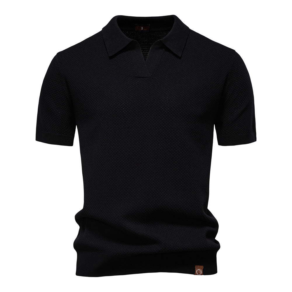 Polo de punto minimalista para hombre-thumbmail-22