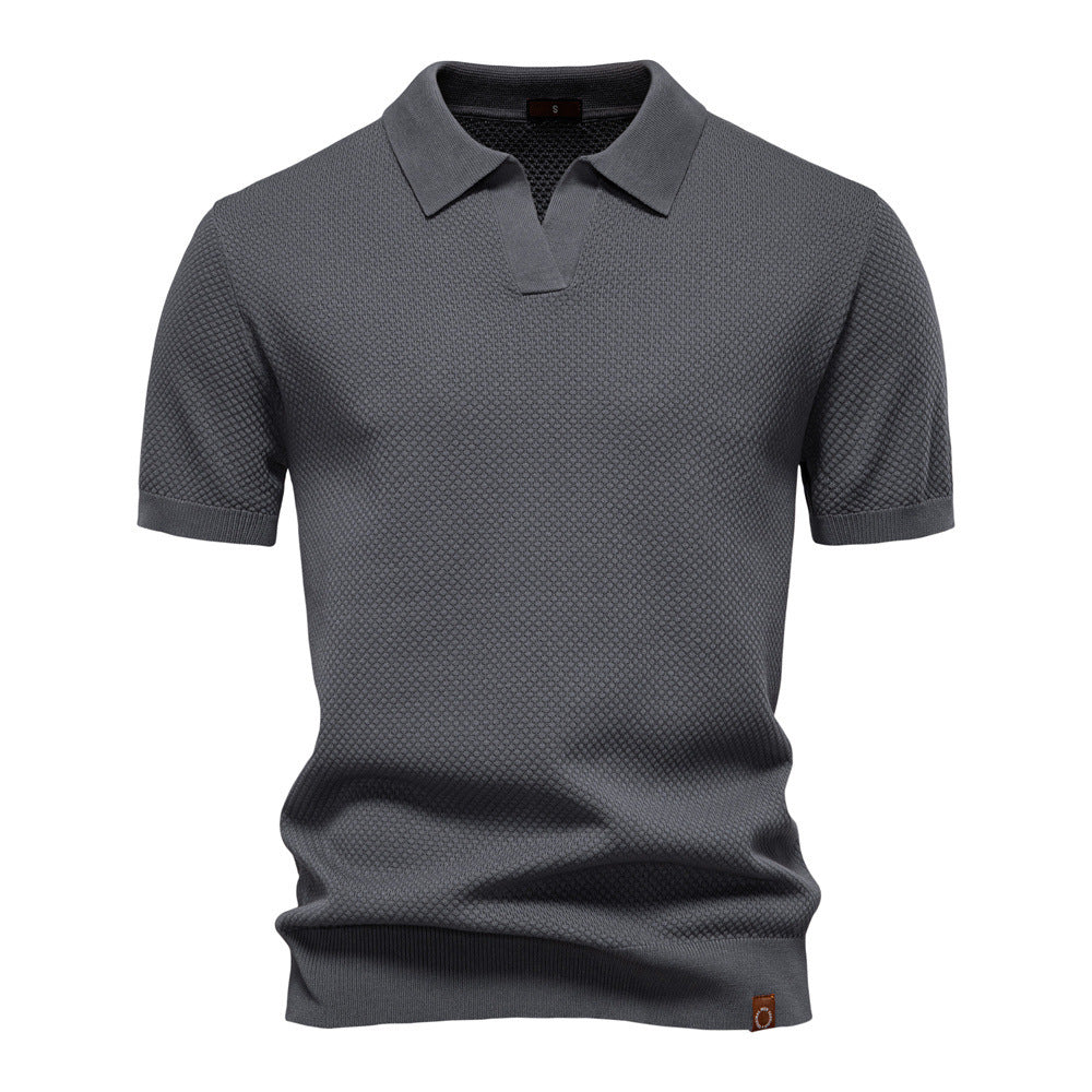 Polo de punto minimalista para hombre-thumbmail-24