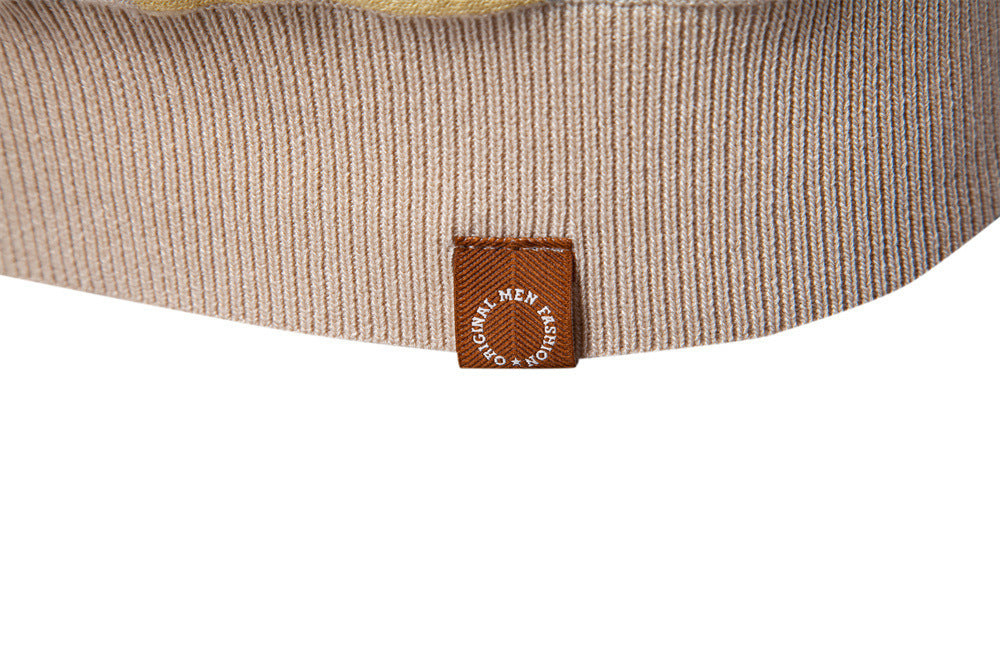 Polo en maille à rayures et empiècements colorés pour homme-thumbmail-39