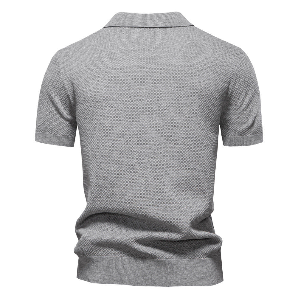 Polo de punto minimalista para hombre-thumbmail-27