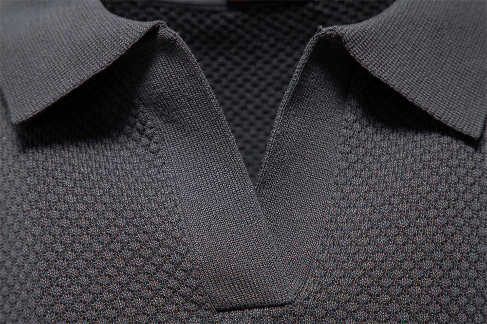 Polo de punto minimalista para hombre-thumbmail-30