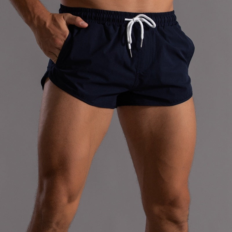 Shorts da uomo in nylon elasticizzato ad asciugatura rapida