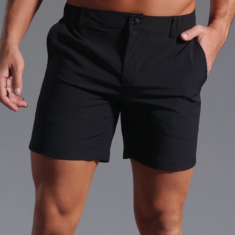 Shorts casual da uomo elasticizzati ad asciugatura rapida, cavallo interno da 6"-thumbmail-4