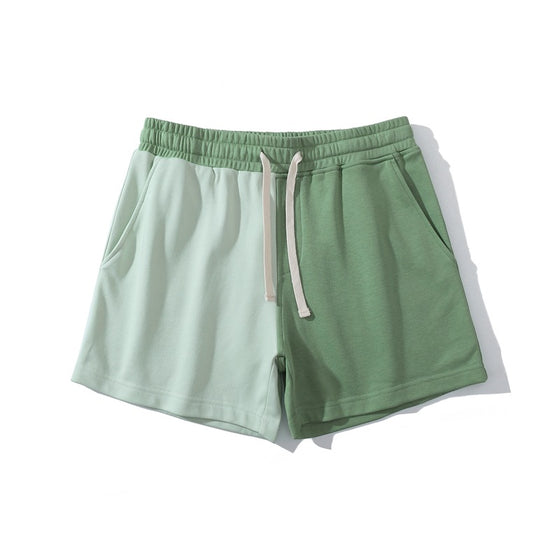 Men’s Two-Tone Colorblock Drawstring Shorts