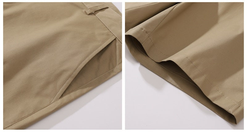 Shorts chinos de algodón elástico para hombre y entrepierna de 6“-thumbmail-13