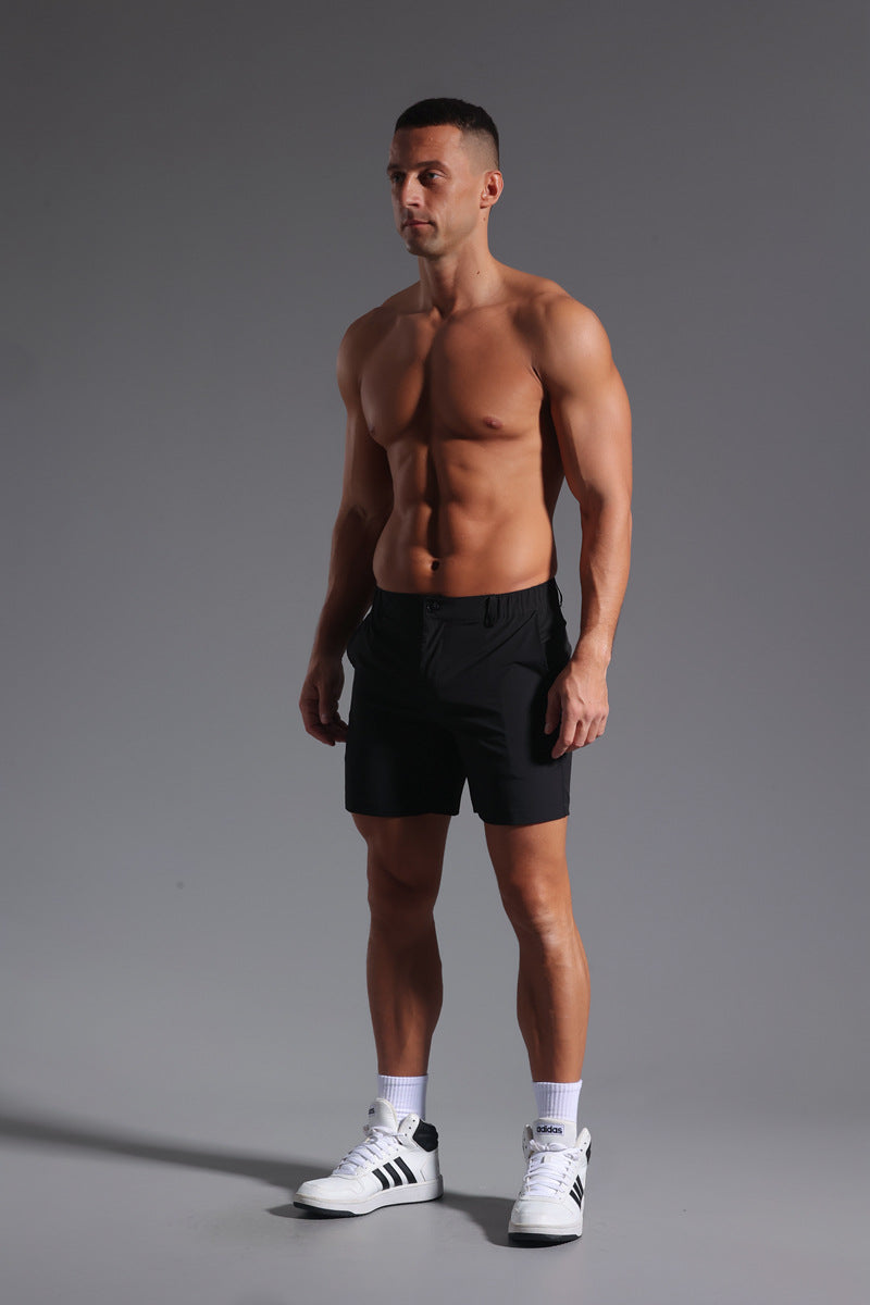 Shorts casual da uomo elasticizzati ad asciugatura rapida, cavallo interno da 6"-thumbmail-14