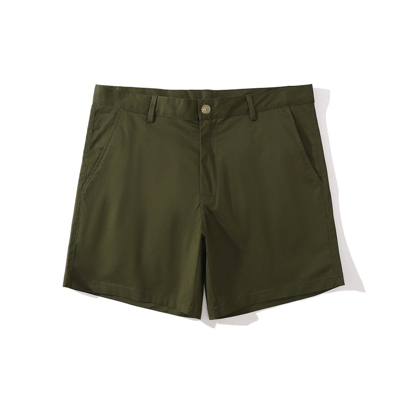 Shorts chinos de algodón elástico para hombre y entrepierna de 6“-thumbmail-68
