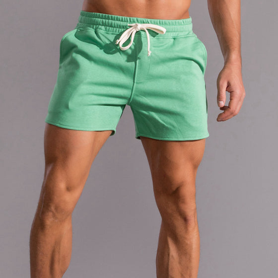 Men’s Curved Hem Stretch Cotton Shorts