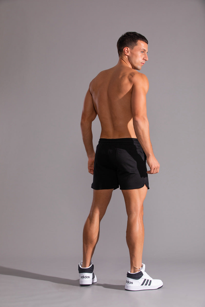 Herren-Shorts aus Stretchbaumwolle mit geschwungenem Saum-thumbmail-27