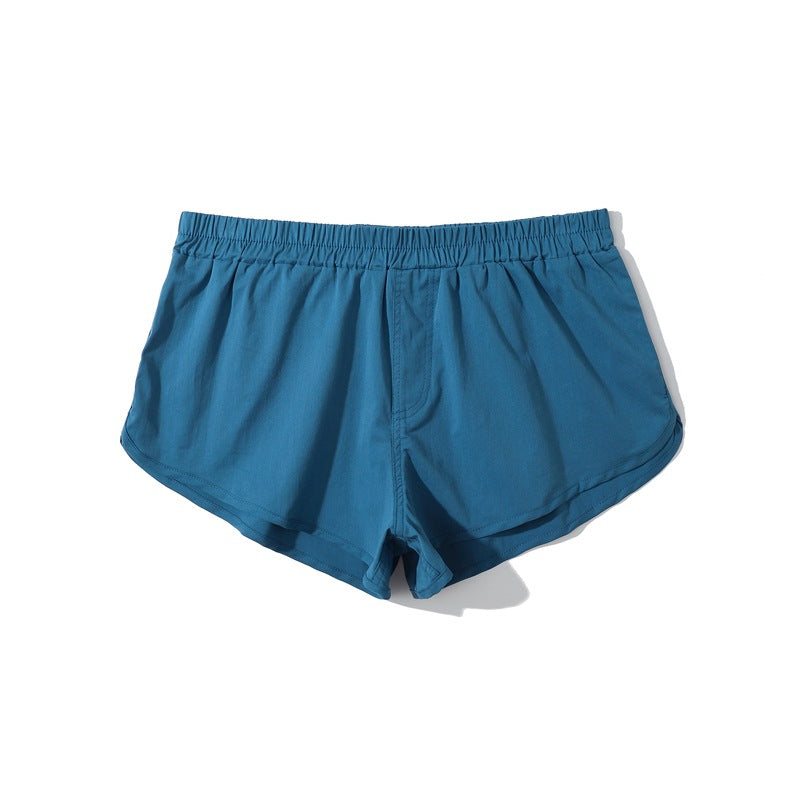 Shorts da running da uomo in cotone con orlo curvo-thumbmail-42