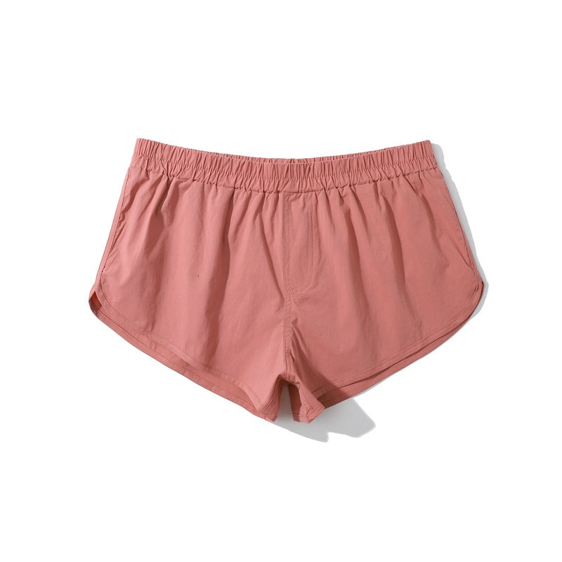 Shorts da running da uomo in cotone con orlo curvo-thumbmail-45