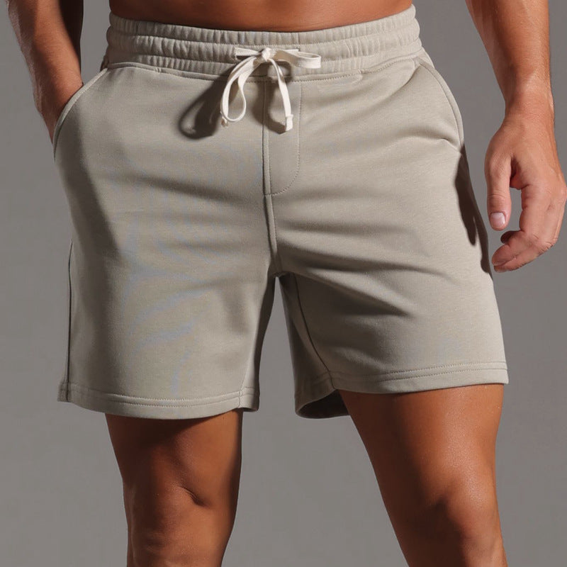 Shorts de algodón elástico con cordón para hombre y entrepierna de 6"-thumbmail-5