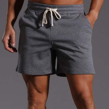Men’s Stretch Cotton Drawstring Shorts-6" Inseam