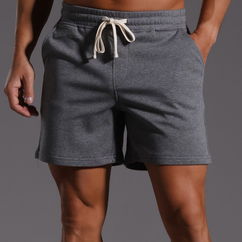 Shorts de algodón elástico con cordón para hombre y entrepierna de 6"-thumbmail-4