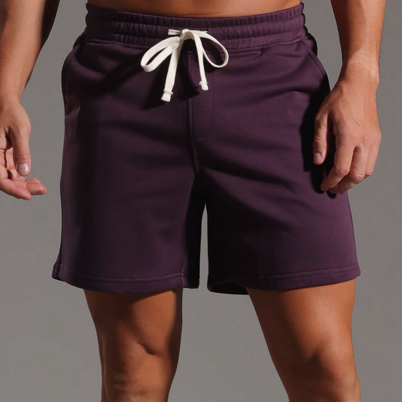 Shorts de algodón elástico con cordón para hombre y entrepierna de 6"-thumbmail-7