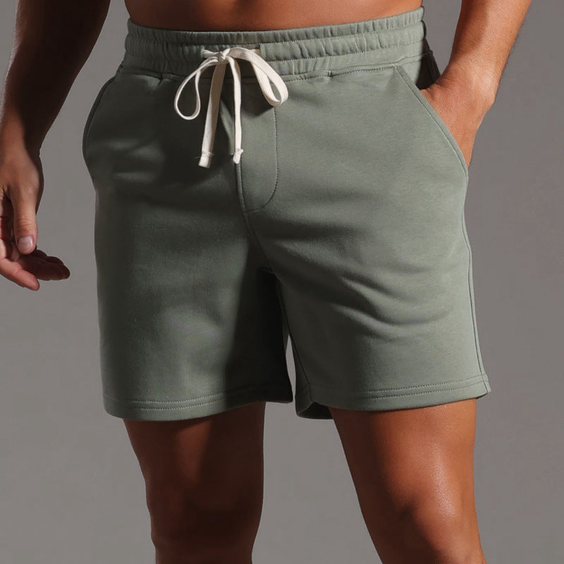 Shorts de algodón elástico con cordón para hombre y entrepierna de 6"-thumbmail-13