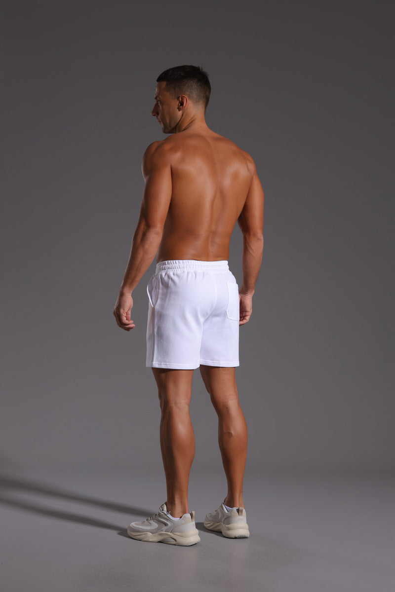 Shorts de algodón elástico con cordón para hombre y entrepierna de 6"-thumbmail-27