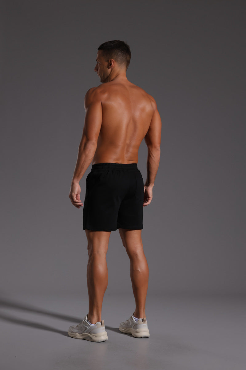 Shorts de algodón elástico con cordón para hombre y entrepierna de 6"-thumbmail-29