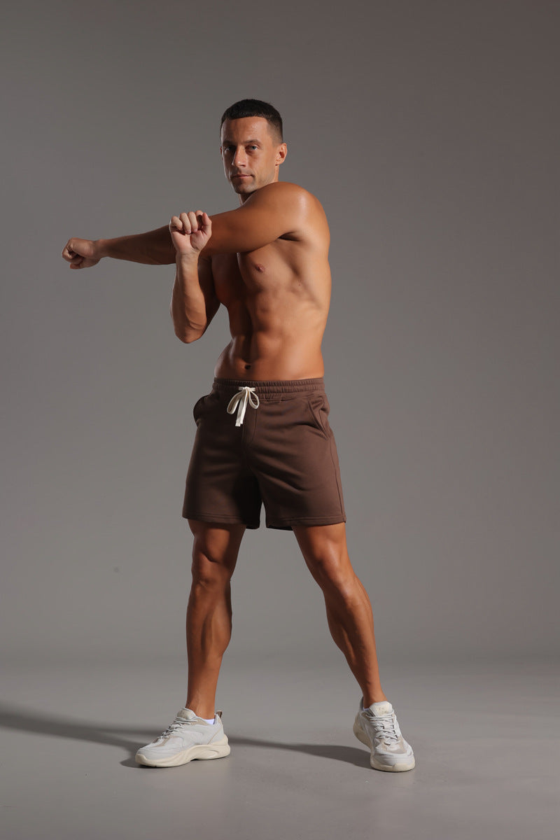 Shorts de algodón elástico con cordón para hombre y entrepierna de 6"-thumbmail-34