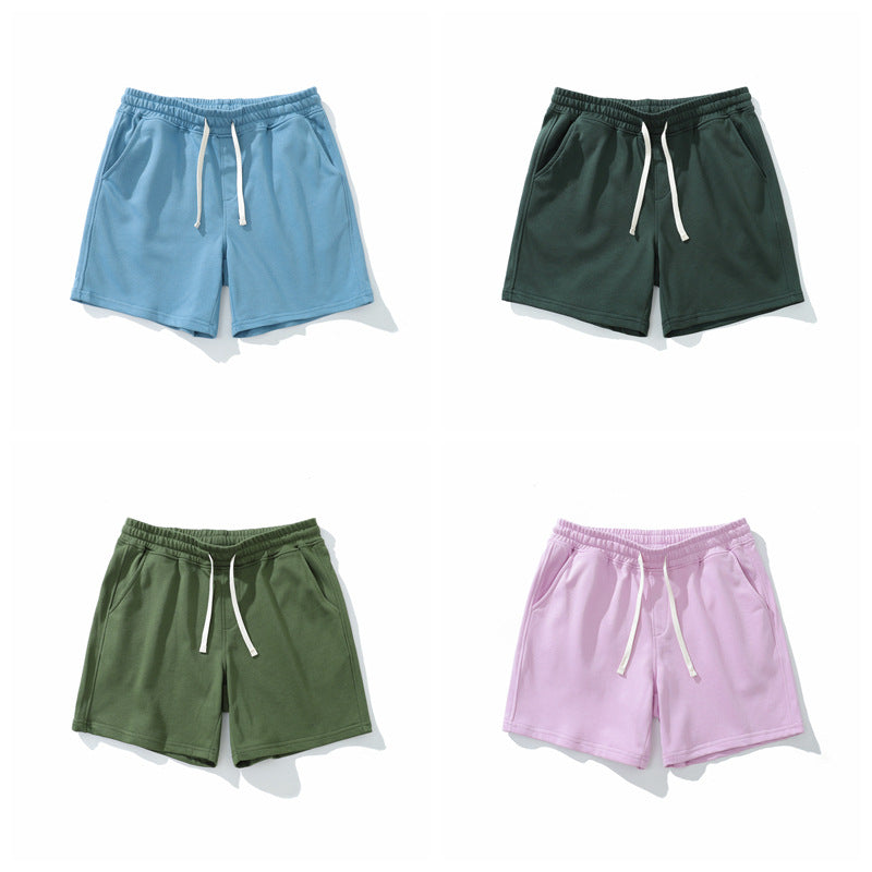 Shorts de algodón elástico con cordón para hombre y entrepierna de 6"-thumbmail-48