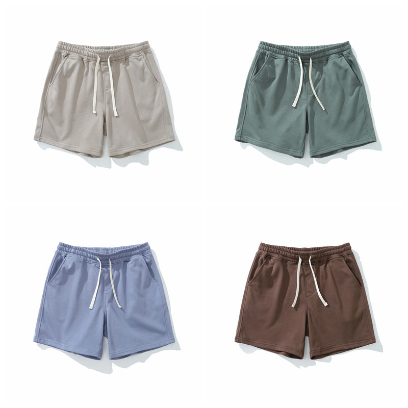 Shorts de algodón elástico con cordón para hombre y entrepierna de 6"-thumbmail-49