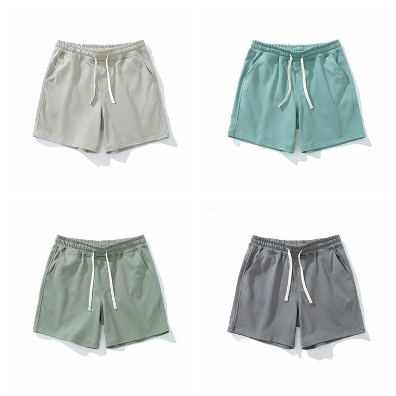 Shorts de algodón elástico con cordón para hombre y entrepierna de 6"-thumbmail-50