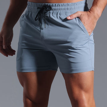 Men’s Quick-Dry Elastic Waist Training Shorts