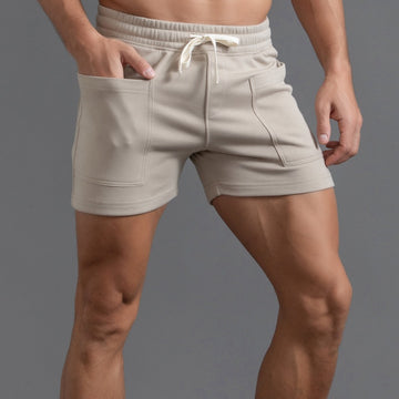 Men’s Cotton Blend Patch Pocket Shorts