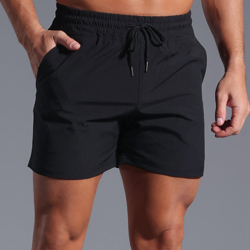 Schnelltrocknende Herren-Trainingsshorts mit elastischem Bund-thumbmail-5