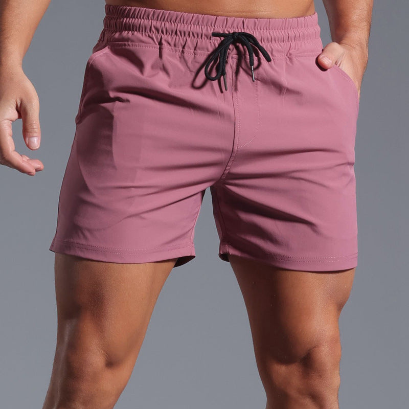 Schnelltrocknende Herren-Trainingsshorts mit elastischem Bund-thumbmail-4