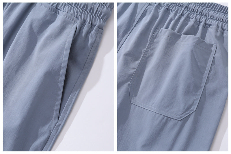 Schnelltrocknende Herren-Trainingsshorts mit elastischem Bund-thumbmail-26