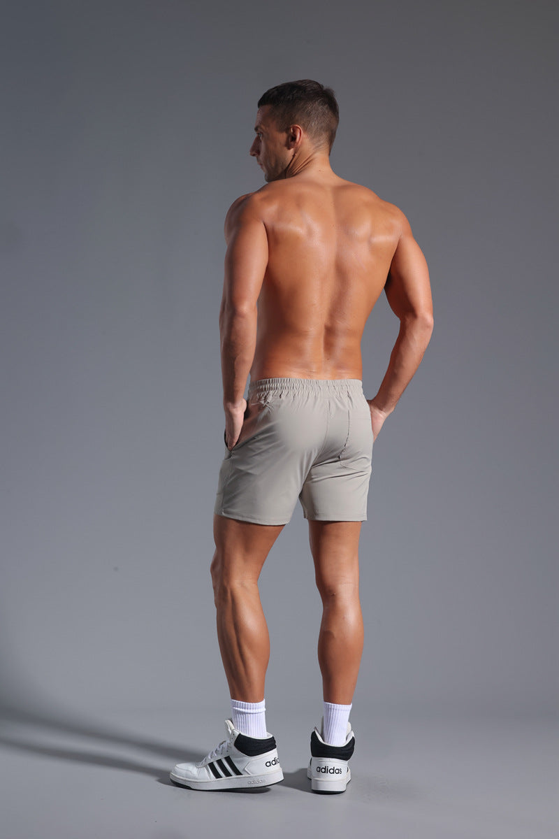 Schnelltrocknende Herren-Trainingsshorts mit elastischem Bund-thumbmail-9