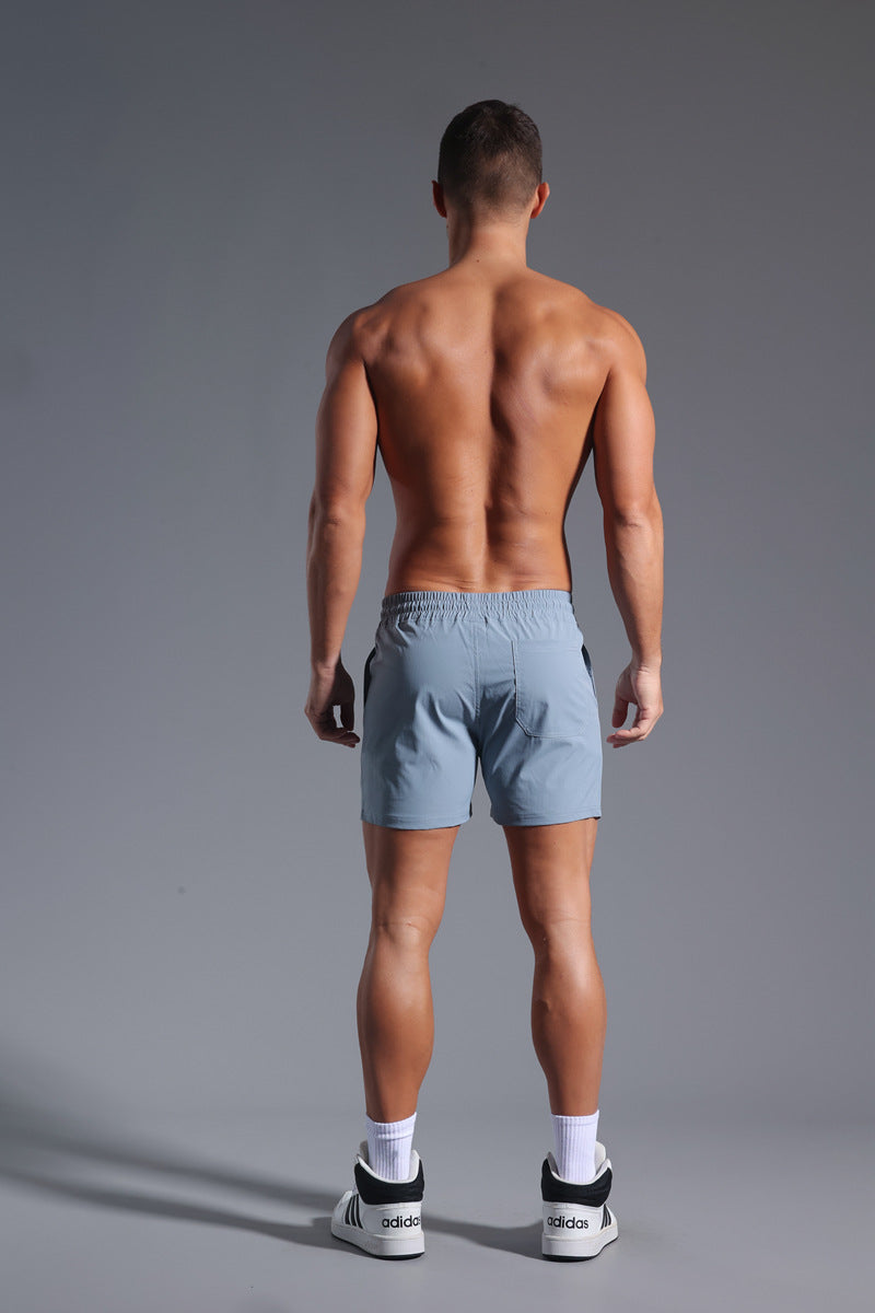 Schnelltrocknende Herren-Trainingsshorts mit elastischem Bund-thumbmail-15