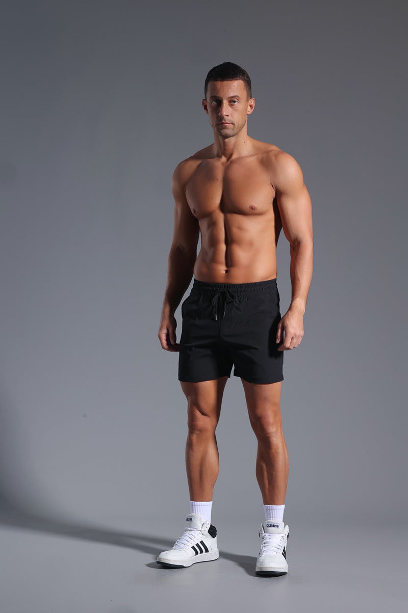 Schnelltrocknende Herren-Trainingsshorts mit elastischem Bund-thumbmail-19