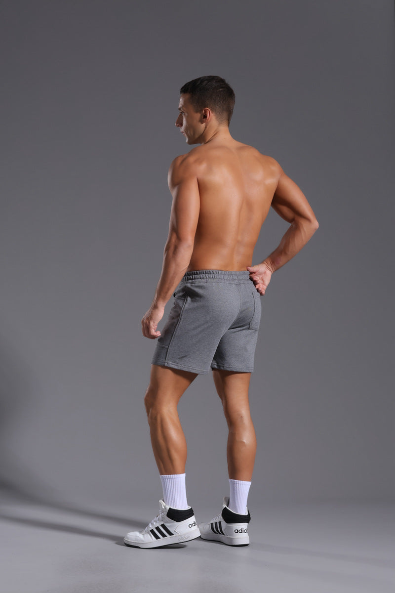 Shorts casual da uomo in misto cotone con vita elasticizzata-thumbmail-18