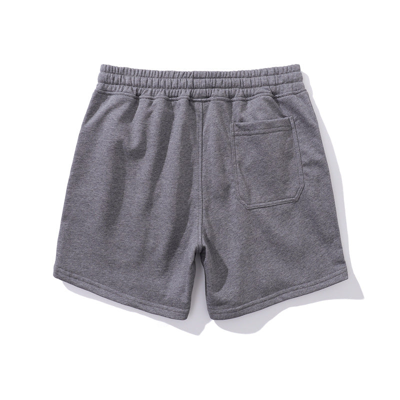 Shorts casual da uomo in misto cotone con vita elasticizzata-thumbmail-27
