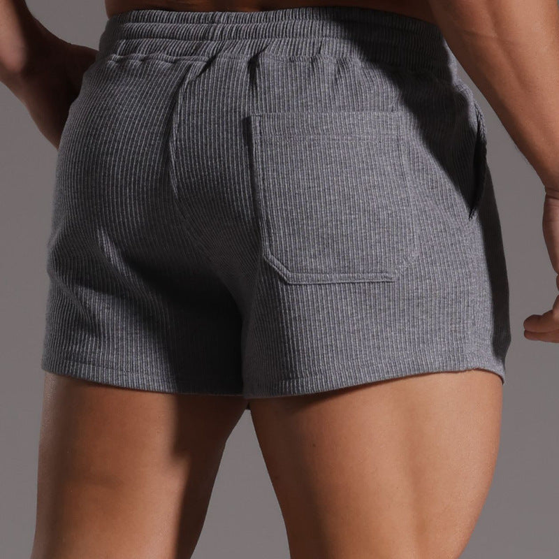 Men’s Vertical Rib Knit Micro Shorts-thumbmail-4