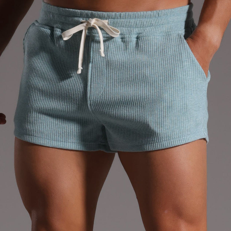 Men’s Vertical Rib Knit Micro Shorts-thumbmail-3