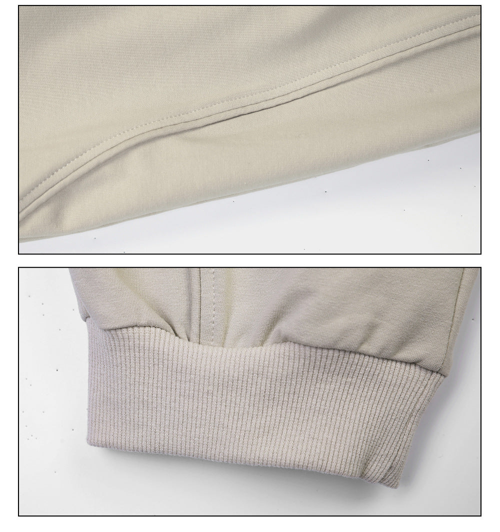 Men’s Cropped Jogger Shorts with Zipper Pockets-thumbmail-21