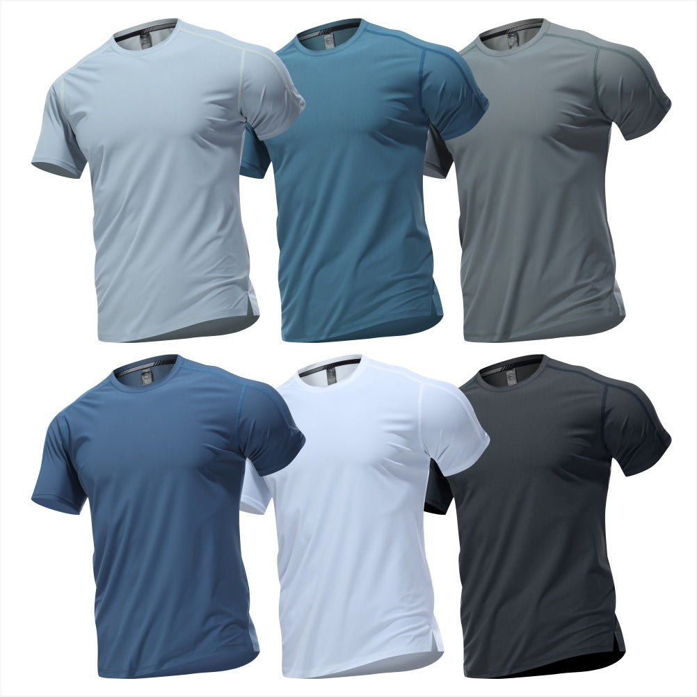 Men's Quick-Dry Athletic Running T-Shirt-thumbmail-3